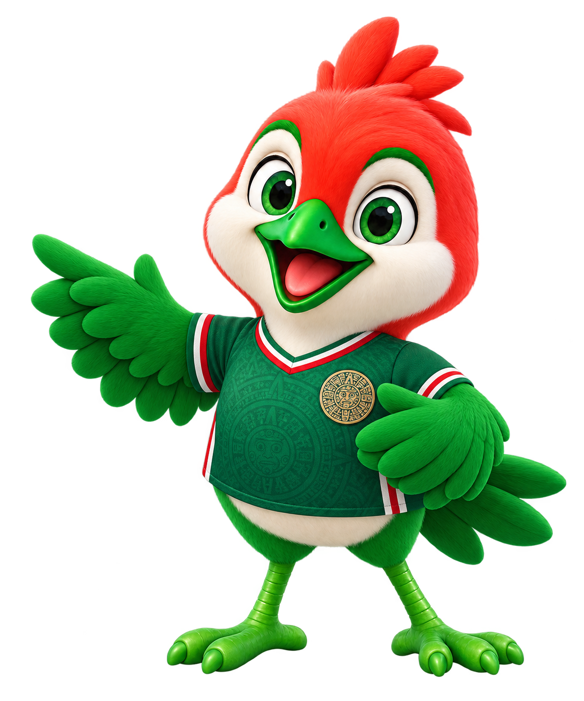 Pipio con un look inspirado en México